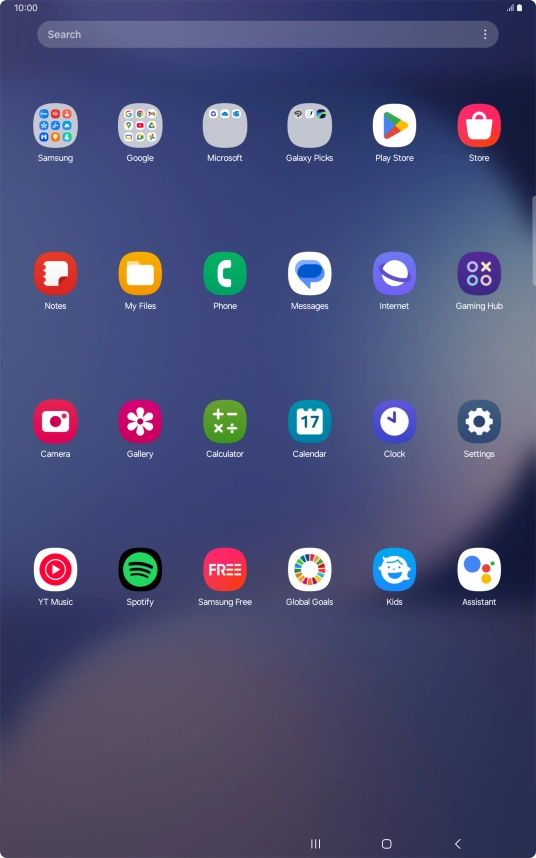 Press Play Store.