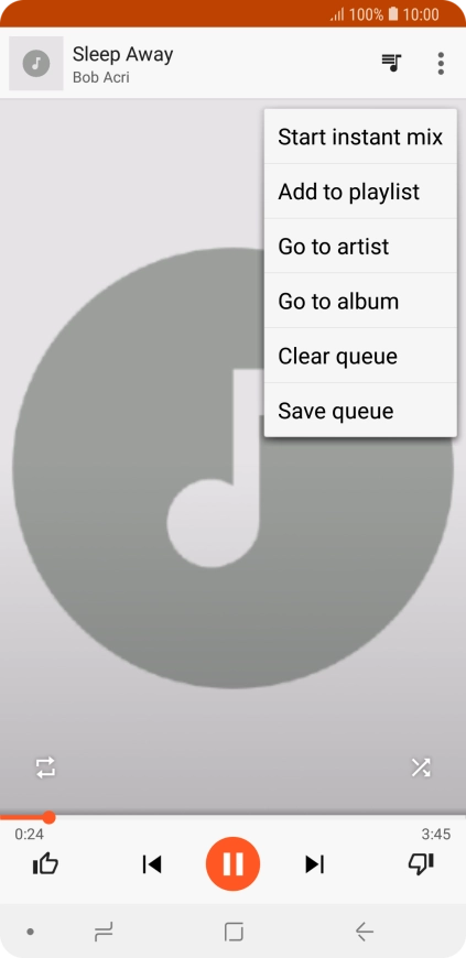 Press Add to playlist.