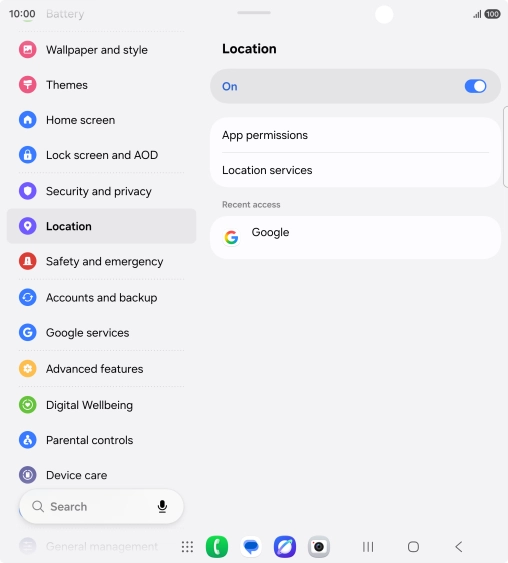 Press App permissions.