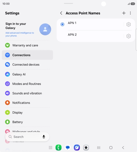 Press the Home key to return to the home screen.