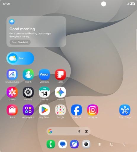 When the battery charging icon is displayed, charging is in progress.