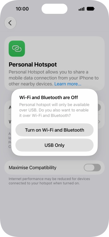 If Wi-Fi is turned off, press Turn on Wi-Fi and Bluetooth. If Wi-Fi is turned off, press Turn on Wi-Fi and Bluetooth.