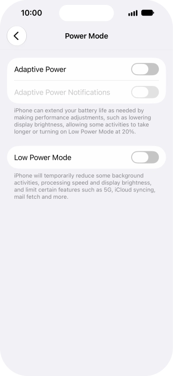 Press the indicator next to Press the indicator next to