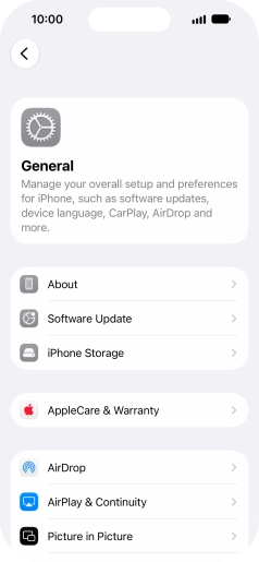 Press Software Update. If a new software version is available, it's displayed. Follow the instructions on the screen to update the phone software.