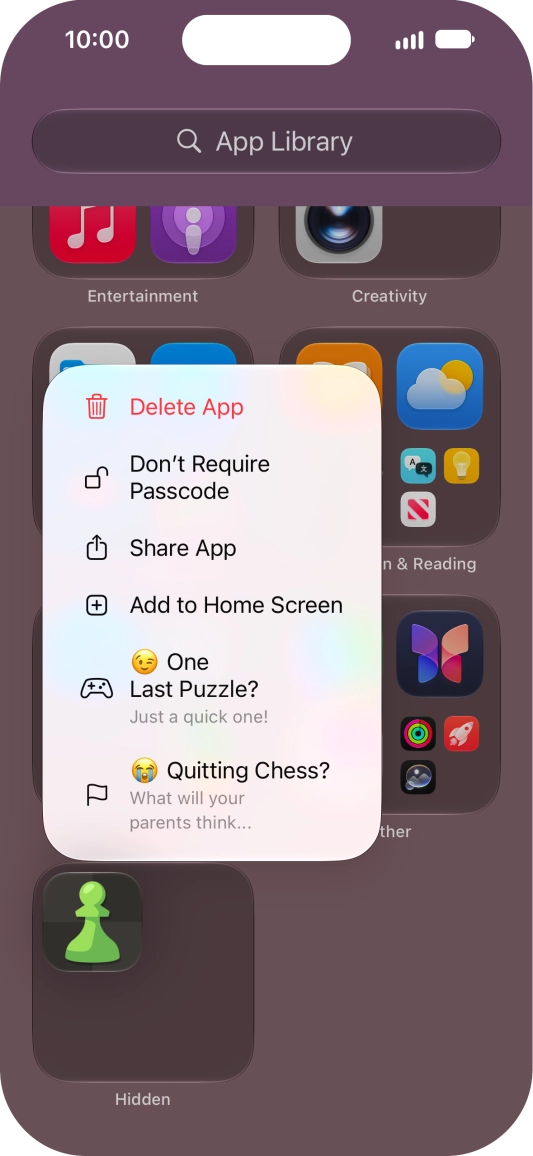 Press Don't Require Passcode.