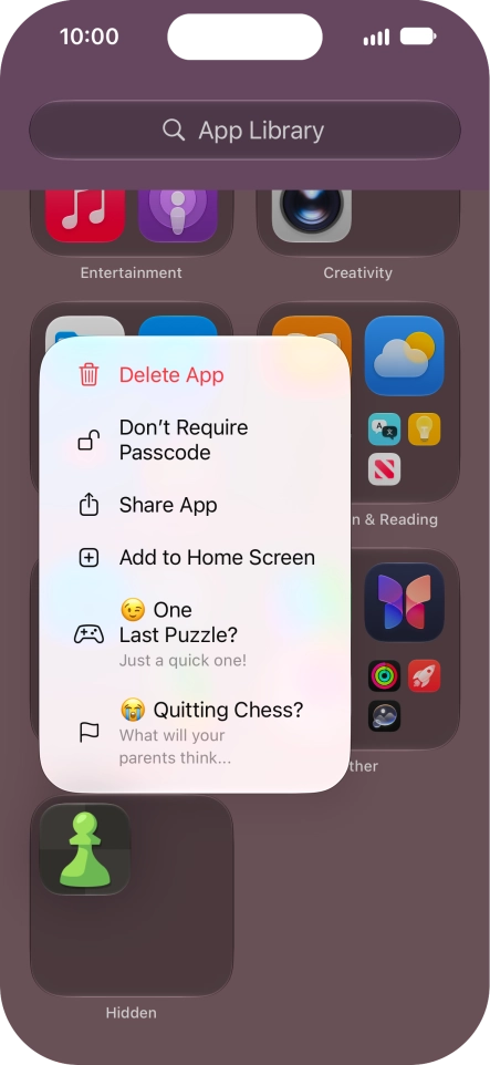 Press Don't Require Passcode.