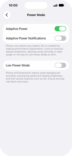 Press the indicator next to Press the indicator next to