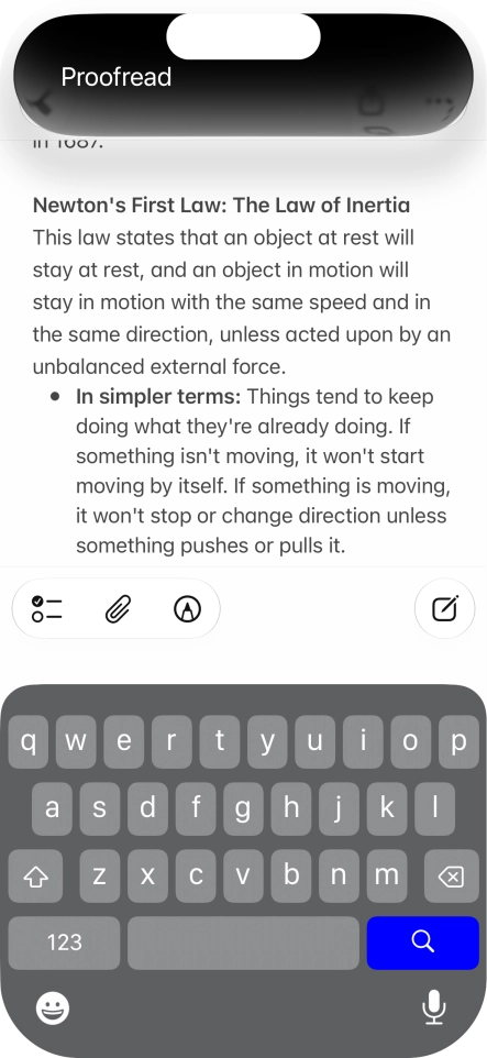 To check the text for grammatical and spelling errors, use the command “Proofread”. To check the text for grammatical and spelling errors, use the command “Proofread”.