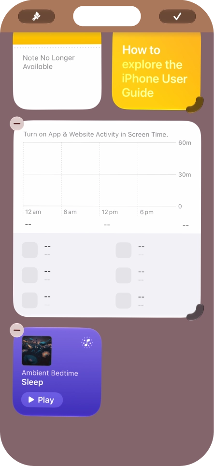 Press the confirm icon. Press the confirm icon.