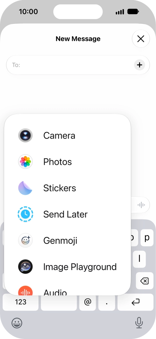 Press Genmoji. Press Genmoji.