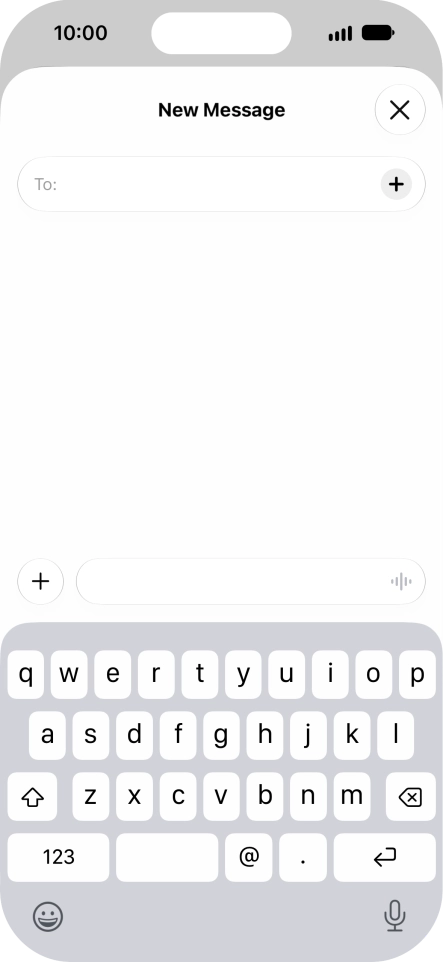 Press the add icon. Press the add icon.