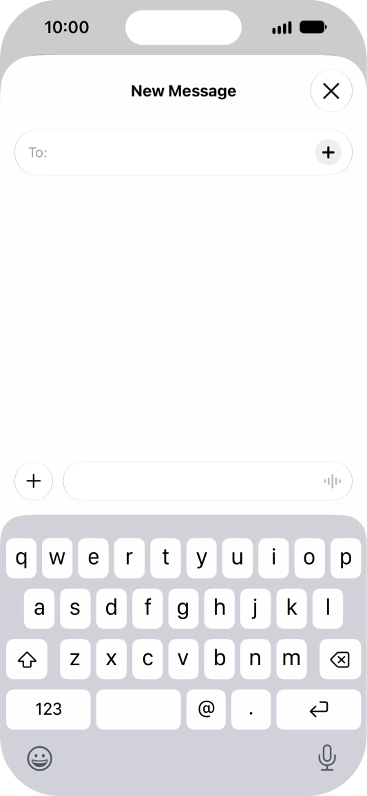 Press the add icon. Press the add icon.