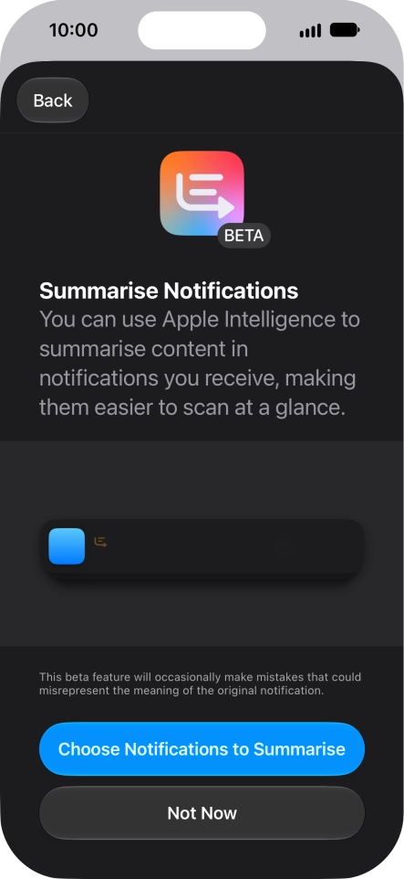 If you turn on the function, follow the instructions on the screen to select more settings.