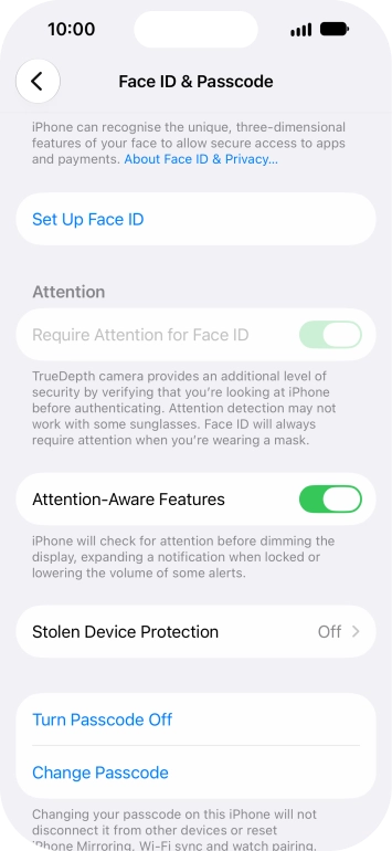 Press Turn Passcode Off and key in the phone lock code. Press Turn Passcode Off and key in the phone lock code.