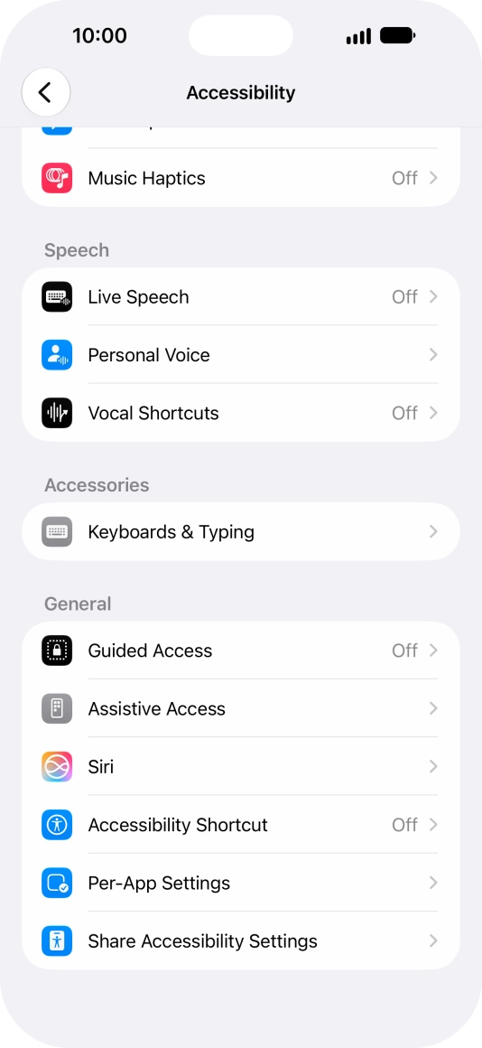 Press the required category below 