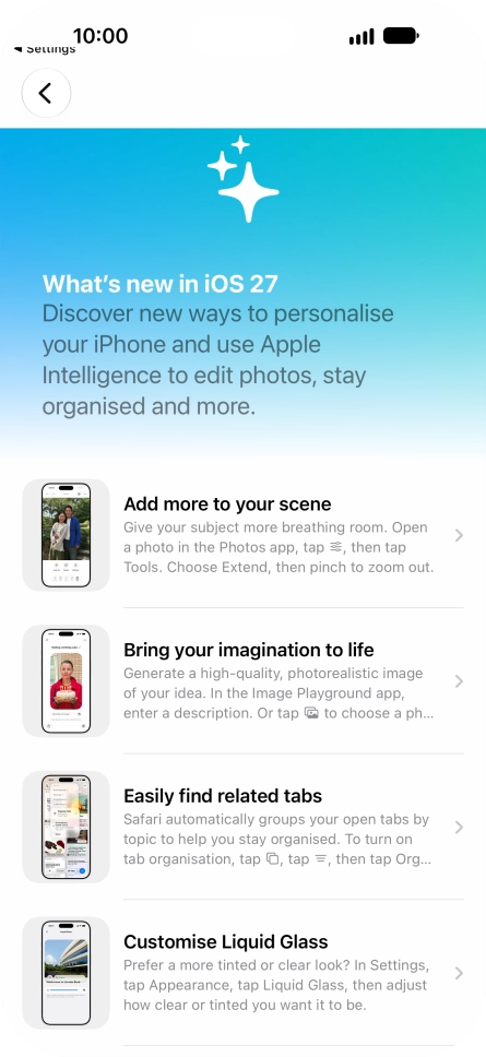 Slide your finger upwards starting from the bottom of the screen to return to the home screen.