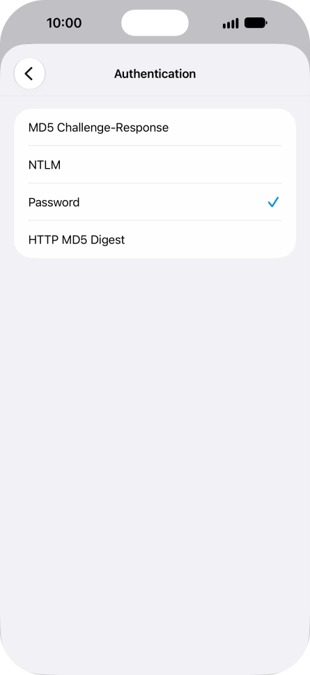 Press Password.