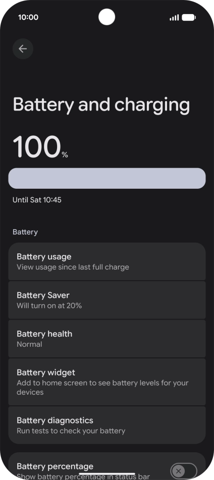 Press Battery Saver.