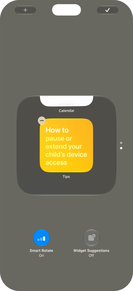 Press Smart Rotate to turn the function on or off.
