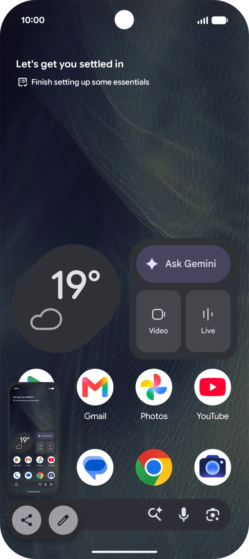 To edit your screenshot, press the screenshot and follow the instructions on the screen to make the required changes.