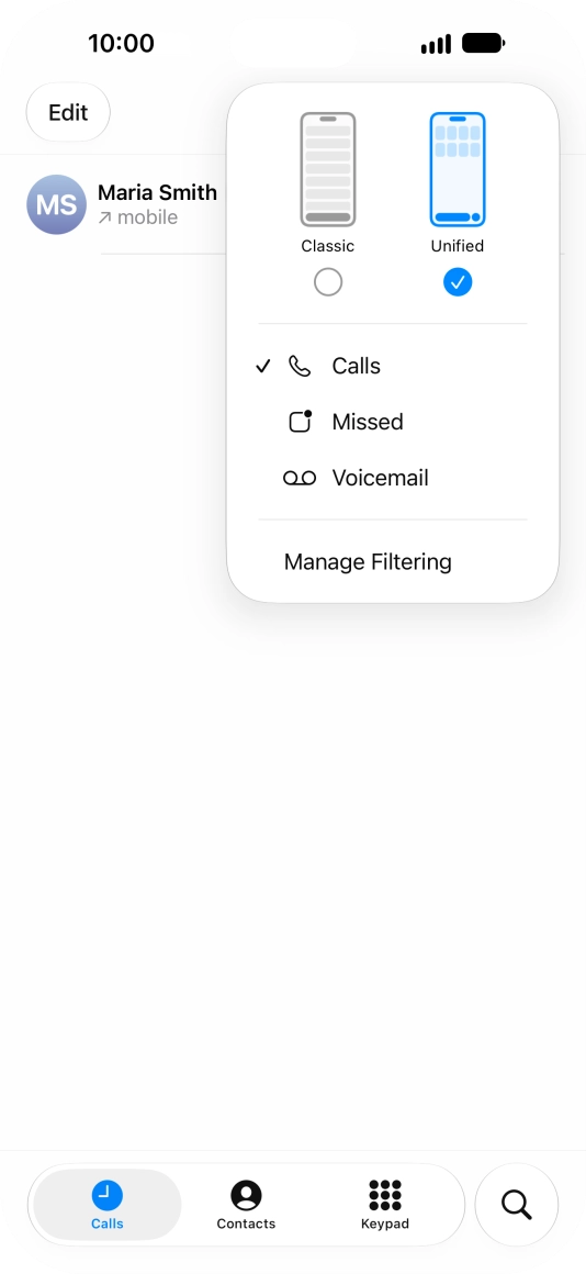 Press Voicemail.