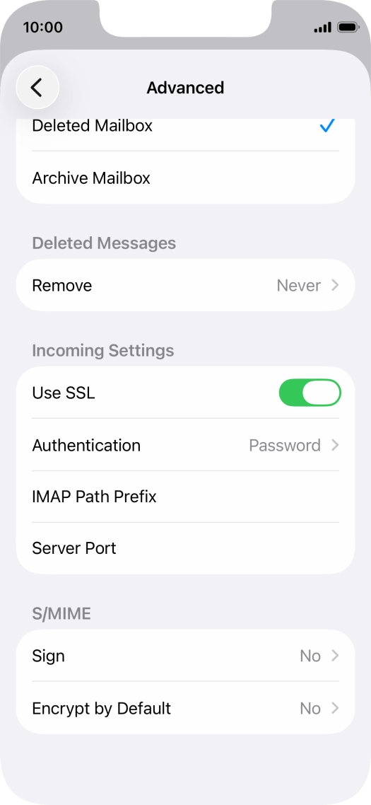 Press Authentication.
