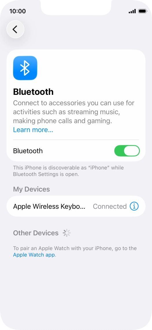 Slide your finger upwards starting from the bottom of the screen to return to the home screen.