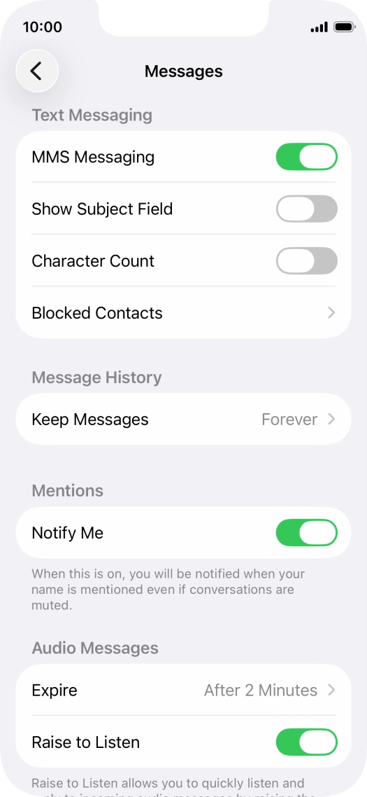 Slide your finger upwards starting from the bottom of the screen to return to the home screen.