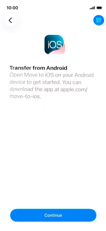 To transfer content to your phone, you need to install the app 