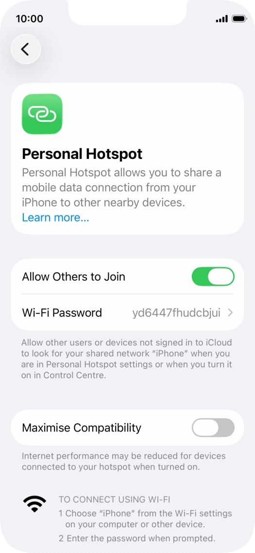 Slide your finger upwards starting from the bottom of the screen to return to the home screen.