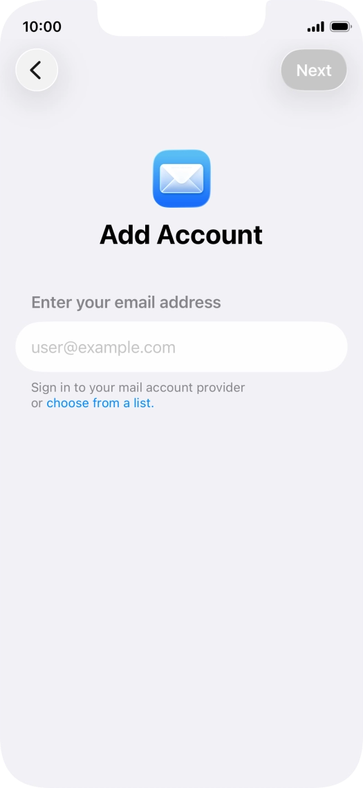 Press the field below 