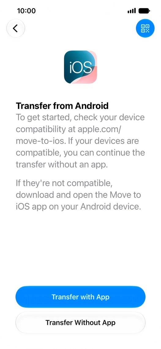 To transfer content from an Android phone using the 