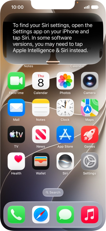 Ask questions about functions and settings on your phone.
