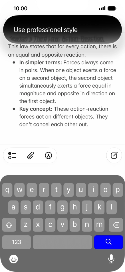 To change the writing style of the text, describe the required writing style.