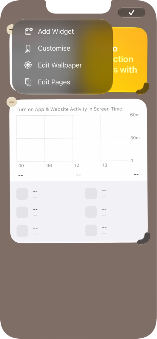 Press Add Widget.