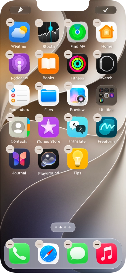 Press the edit icon.