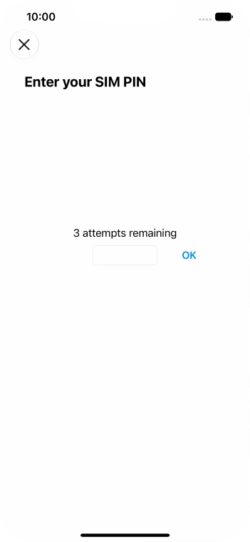 If your SIM is locked, key in your PIN and press OK. The default PIN is 1111. If your SIM is locked, key in your PIN and press OK. The default PIN is 1111.