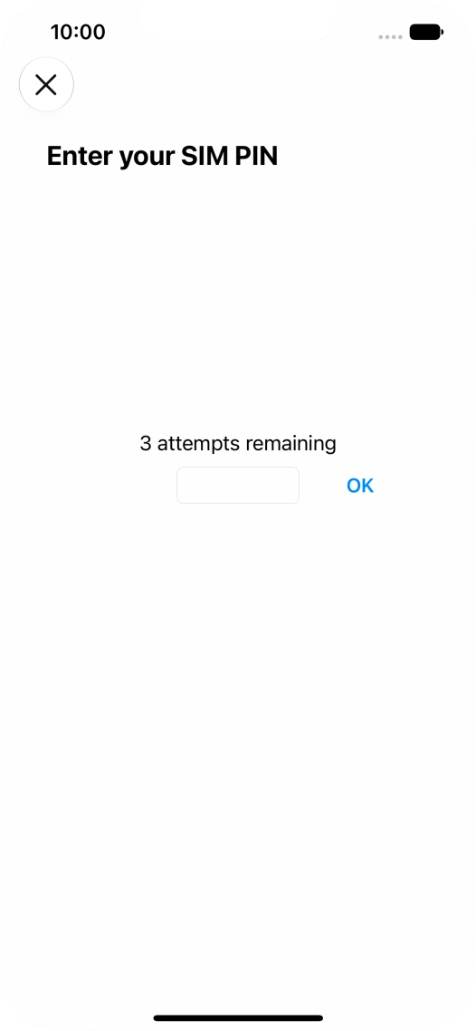 If your SIM is locked, key in your PIN and press OK. The default PIN is 1111. If your SIM is locked, key in your PIN and press OK. The default PIN is 1111.