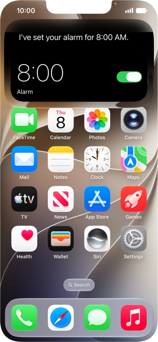 Say, in your own words, what you would like your phone to do, e.g.: OPEN CAMERA or SET AN ALARM. It's not necessary to use a specific command for each function.