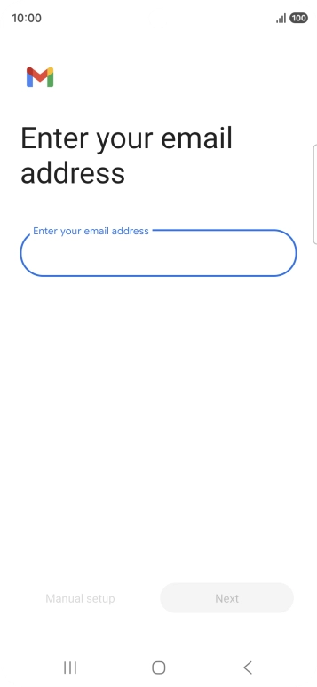 Press the field below 