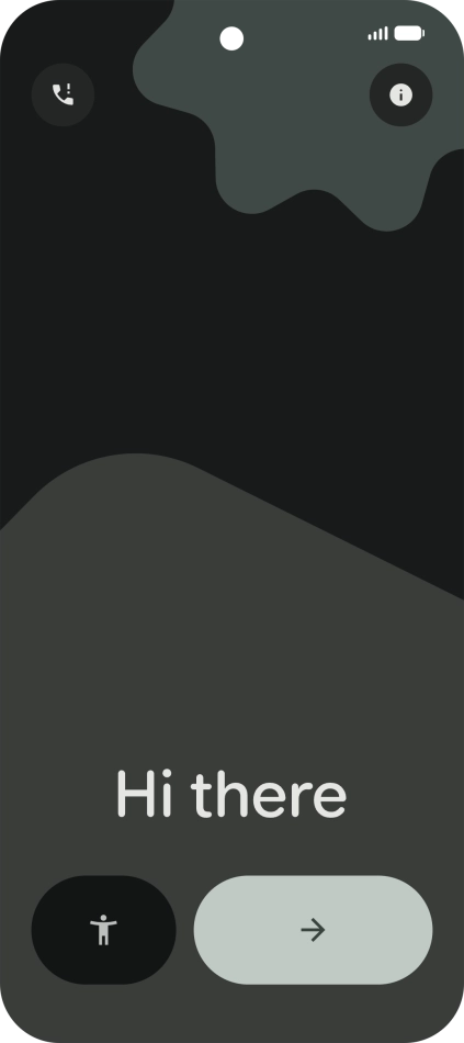 Press the help function icon and follow the instructions on the screen to select the required settings.