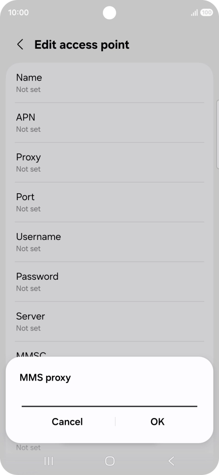 Key in 149.254.201.135 and press OK.