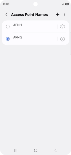 Press the Home key to return to the home screen.
