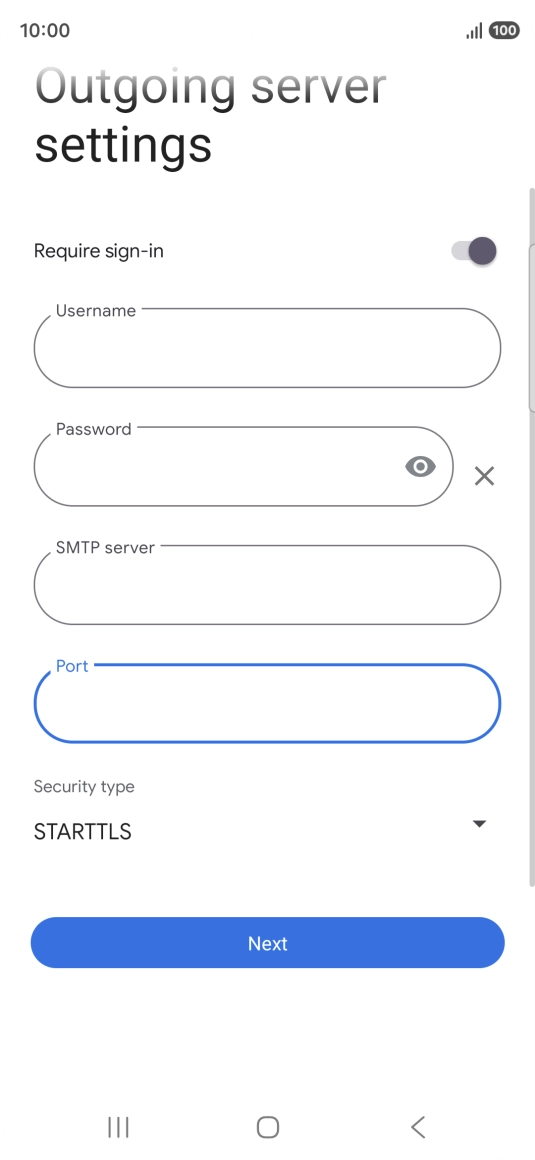 Press the drop down list below 