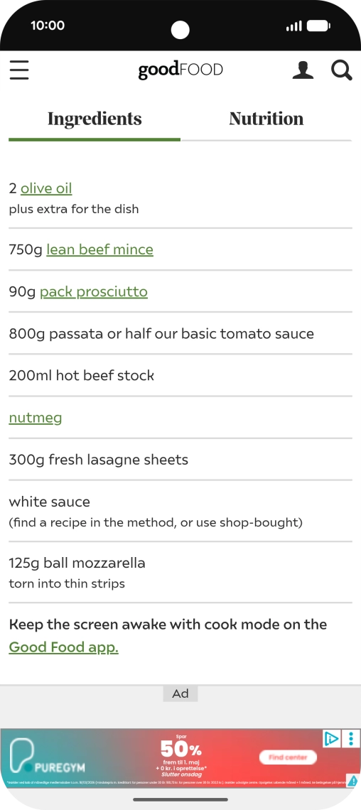 Go to the screen that you would like to translate.