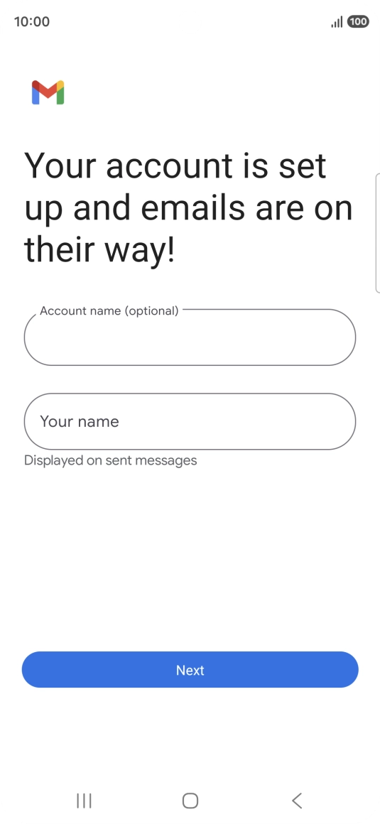 Press the field below 