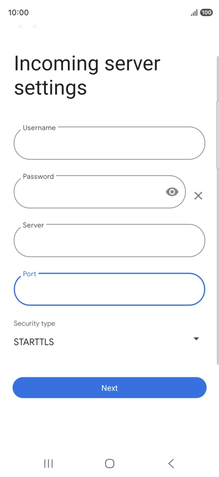 Press the drop down list below 