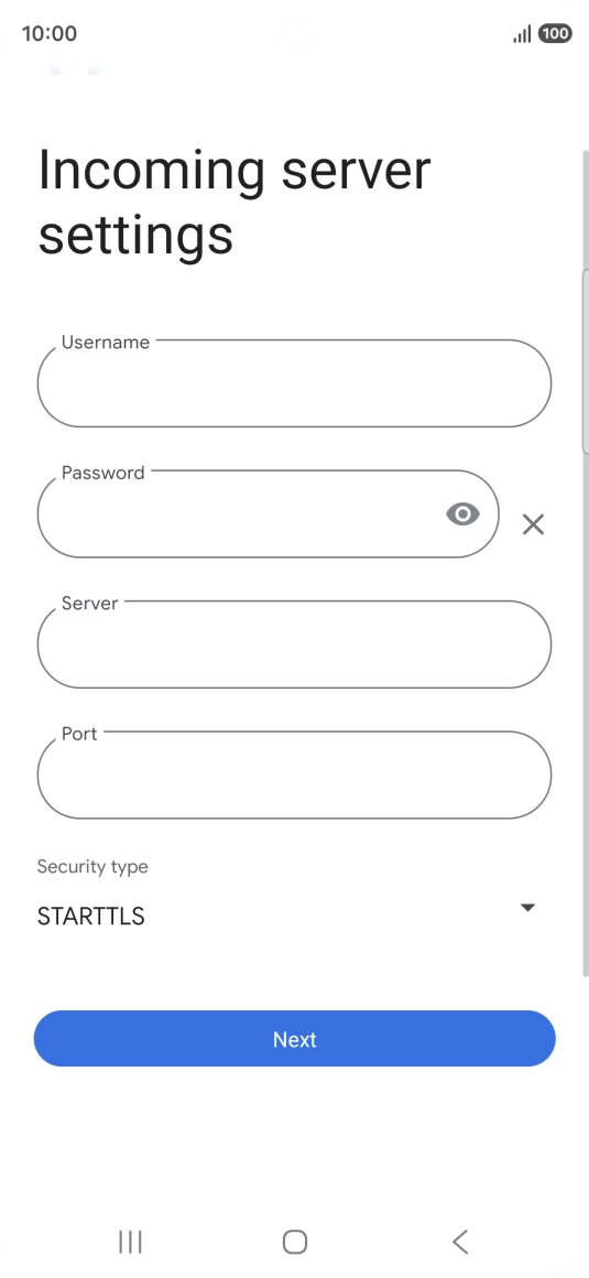 Press the field below 