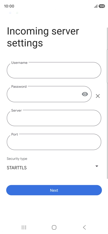 Press the field below 