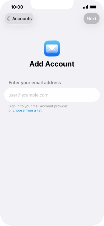 Press the field below 